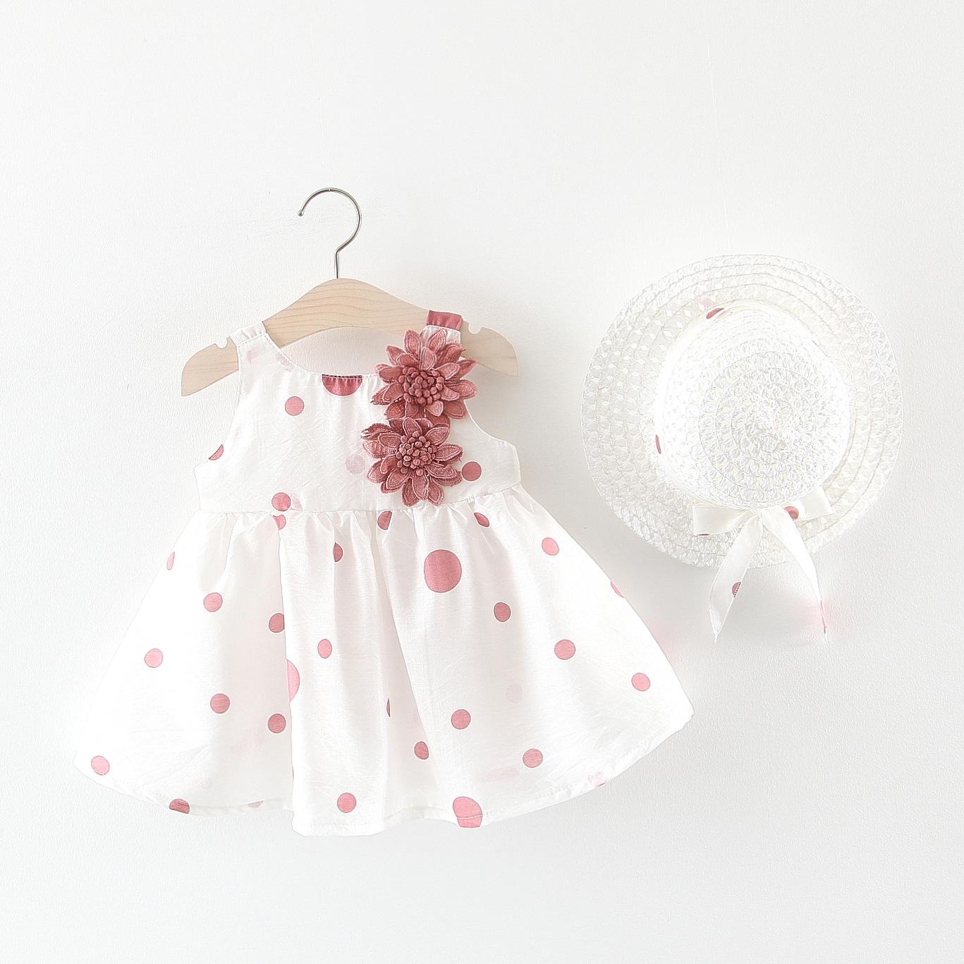 37 farben Sommer Kleidung Baby Mädchen Strand Kleider Lässige Mode Druck Nette Schleife Blume Prinzessin Kleid Neugeborenen Kleidung Set 24-48m
