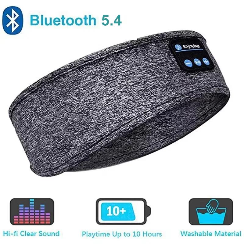 Bluetooth Kopfhörer Sport Schlaf Stirnband Elastische Kabellose Kopfhörer Bluetooth Headset Stirnband Musik Augenmaske