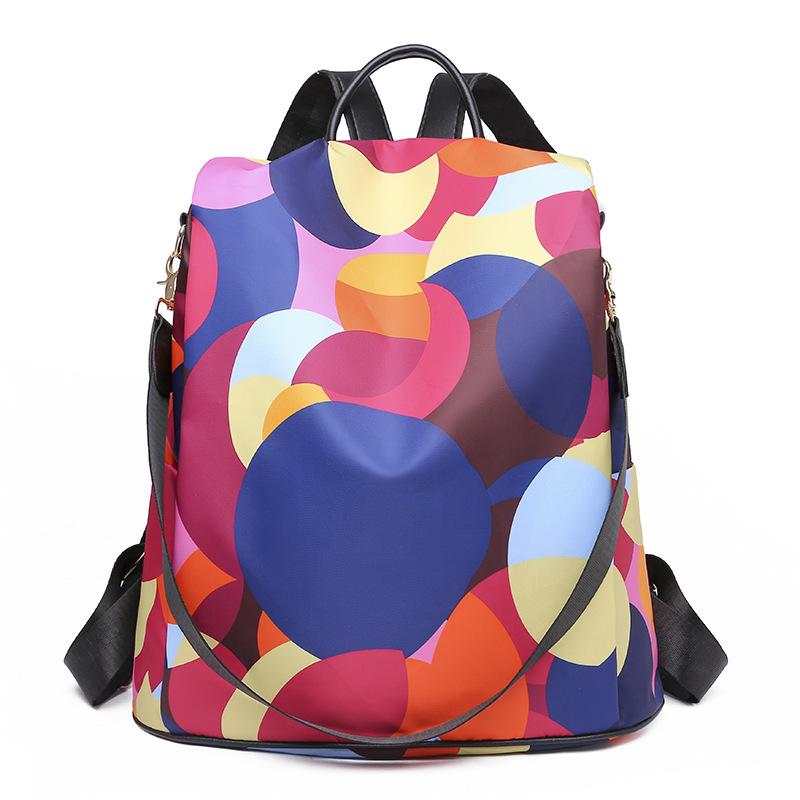 Rucksack Damen Große Kapazität Oxford Stoff Rucksack Mode Schultasche Vintage Rucksack One Size