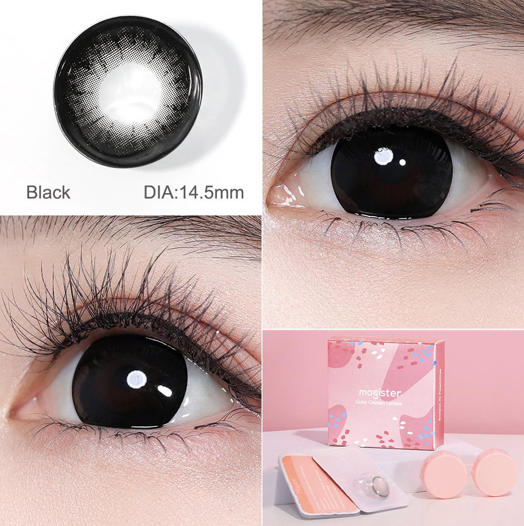 0~-6,50 Farbige Kontaktlinsen Magister 14,5 mm Braune Kontaktlinsen Supersize-Serie Linsen für große Augen 450