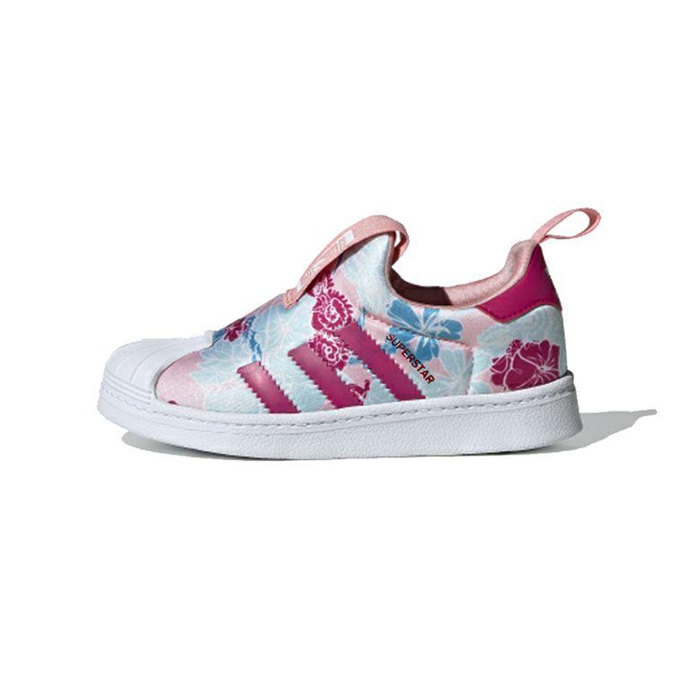 Adidas Originals Superstar 360 Bequeme Low-Top Kinder Skateschuhe Fluoreszierendes Pink Kinder Sneaker EF6643 35