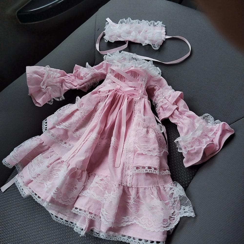 30cm 1/4 1/6 BJD Babykleidung 1/4 Puppe Hof Lolita Rock SD Retro Kleid Prinzessinnenkleid 60cm clothes