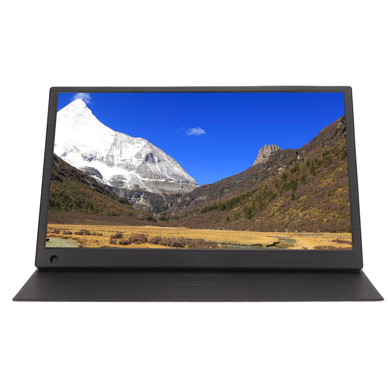 Tragbarer 15,6-Zoll-Laptop-Monitor, FHD 1080P IPS-Display, Dual-Lautsprecher, ultradünner externer Monitor