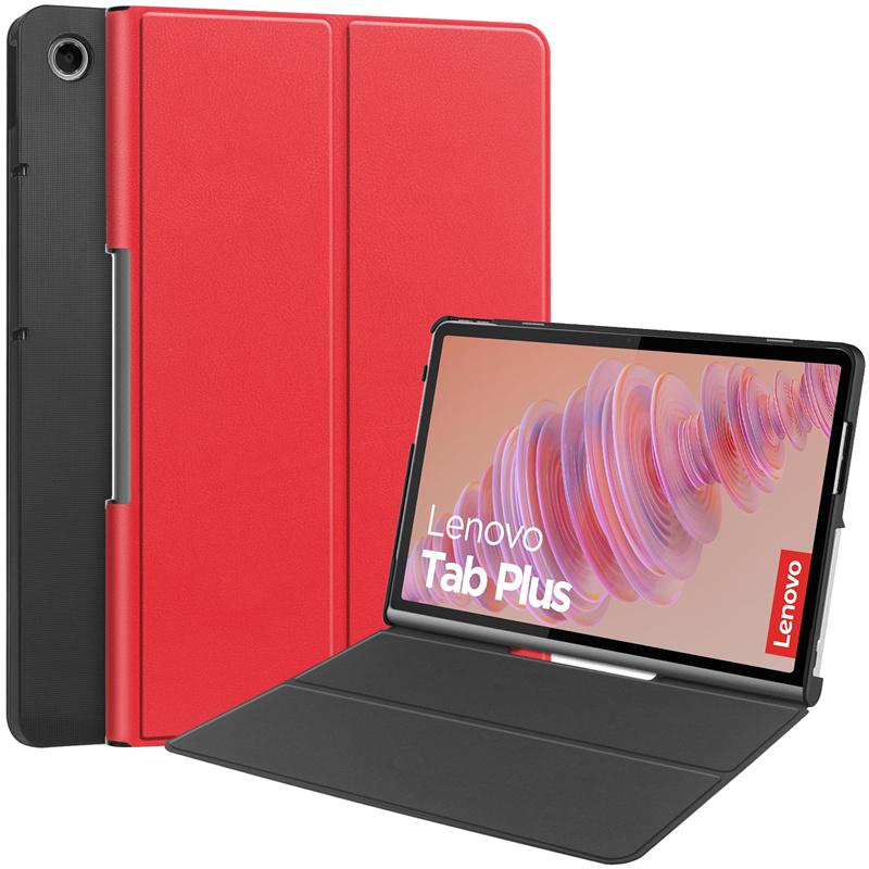 Für Lenovo Tab Plus 2024 Fall 11,5  Süße Farbe PU Leder Flip Stand Abdeckung Für Lenovo tb351fu Xiaoxin Pad Studio Fall Abdeckung Kinder Lenovo Tab Plus 2024 rot