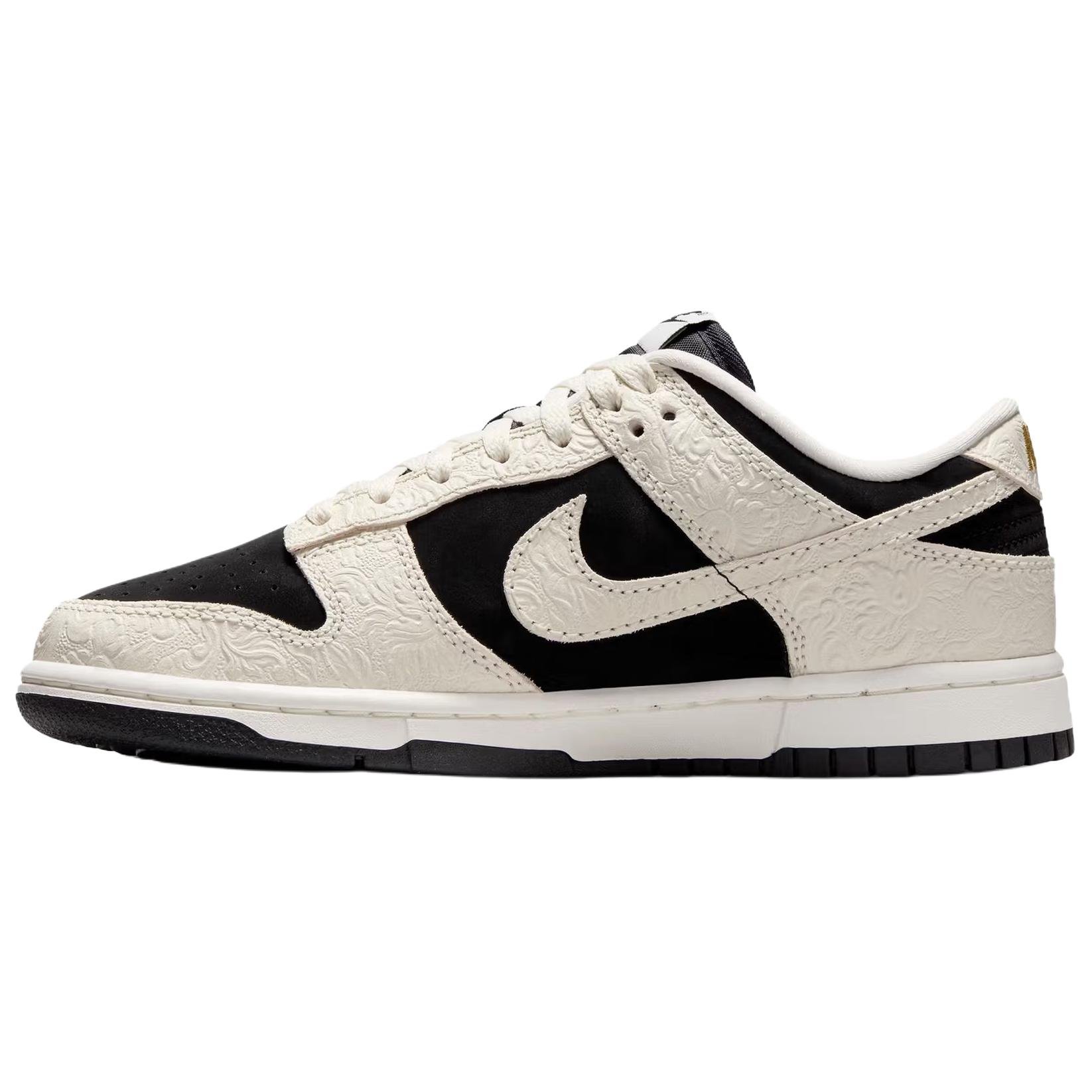 Nike Dunk Geprägtes Barock CNY Neujahrsedition Bequeme Passform Sneaker Herren Sneaker Schwarz Weiß IF3944-001 43