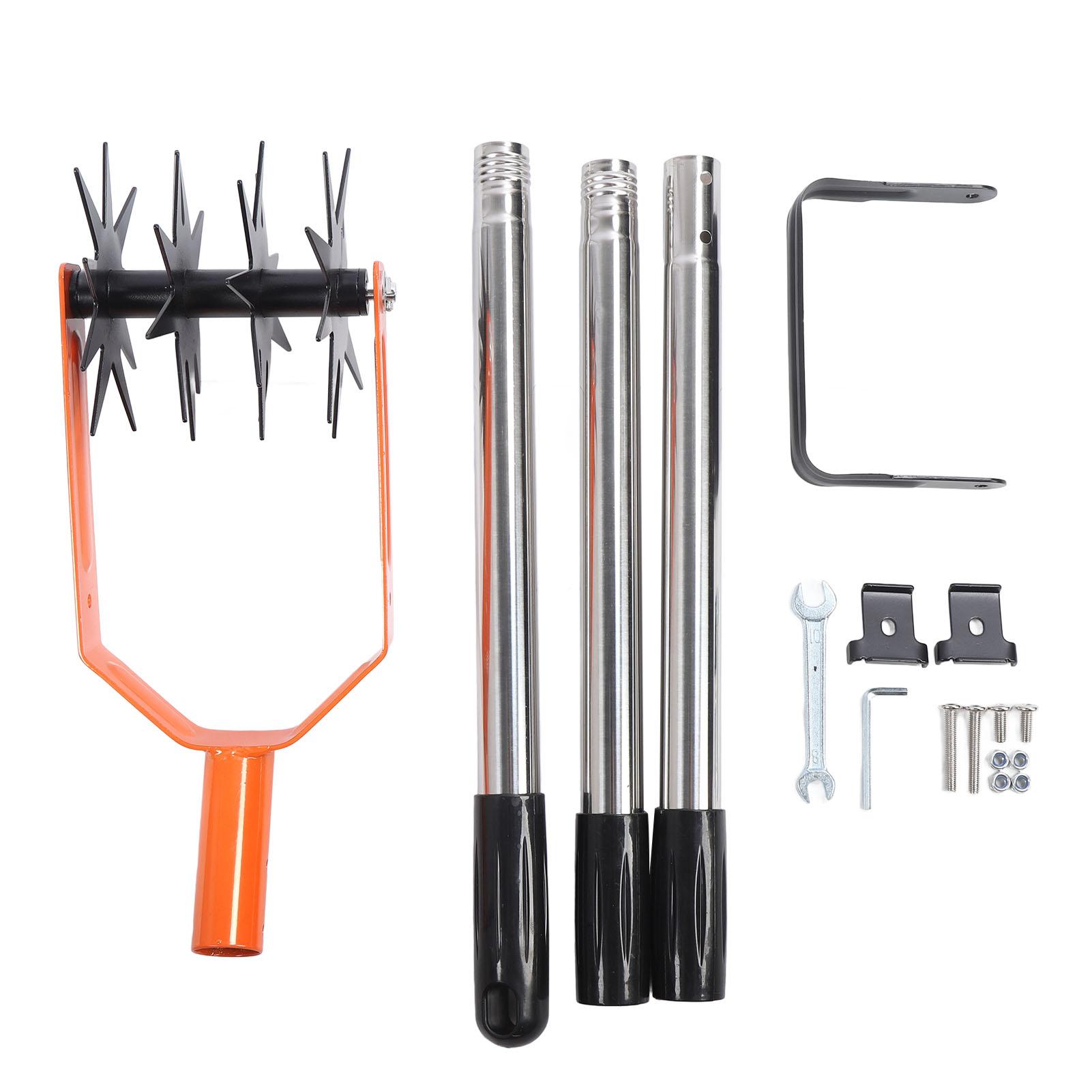 Garten Grubber Werkzeug Edelstahl Rasen Nachsaat Garten Werkzeug Einstellbare Griff Garten Boden