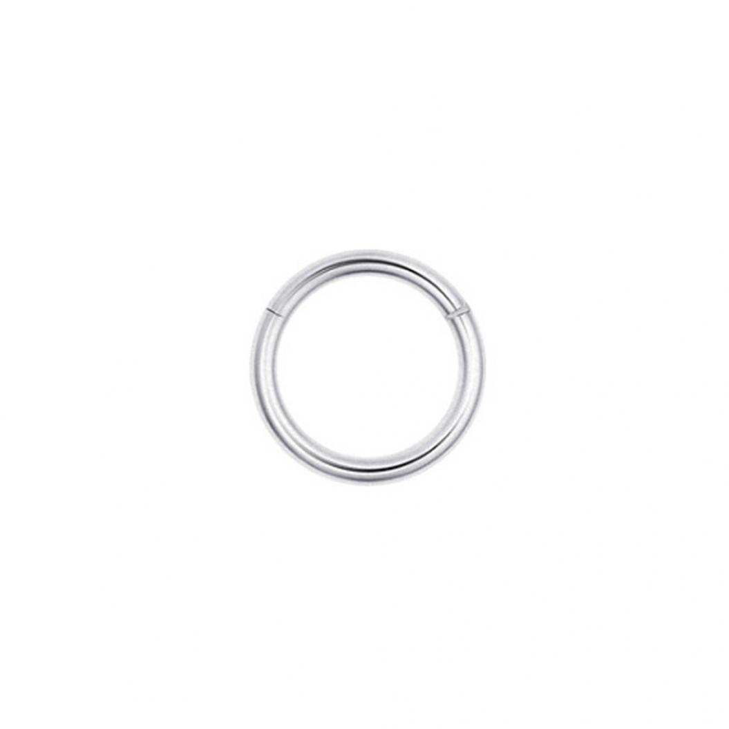 Edelstahl Nasenring Lippe Ohr Knorpel Body Piercing Septum Hoop Schmuck 1.2x10mm