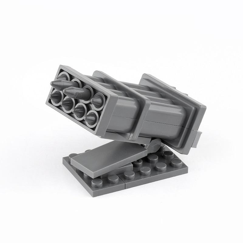 Moderner Raketenwerfer, Soldat, Armeegewehr, MOC, Stadt, SWAT, Militärwaffen, Minifiguren, Baustein, Ziegel, Kinderspielzeug