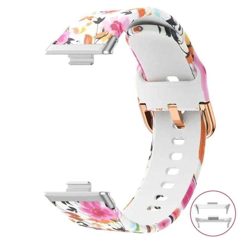 Bedrucktes Gummiarmband für Huawei Watch Fit 3, Ersatzarmband, Smartwatch-Armband, Correa, Huawei Watch Fit3, Watch Band Huawei Fit 3