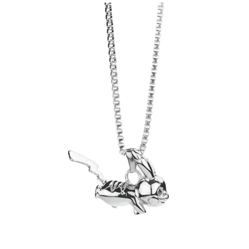 Pokemon Halskette Anhänger Schmuck Zubehör Cartoon Anime Teenager Paar Mode Atmosphäre Trend Hochwertige Dekoration Geschenke kamelfarben