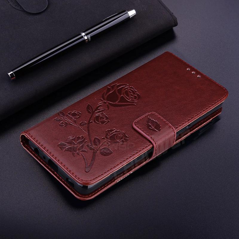 Blumen Leder Magnet Flip Case für Samsung Galaxy A12 A32 A42 A52 A72 5G A21S A51 A71 A01 A11 A21 A31 M21 S20 FE S21 S30 Plus Ultra Wallet Book Cover Samsung Galaxy A32 5G braun