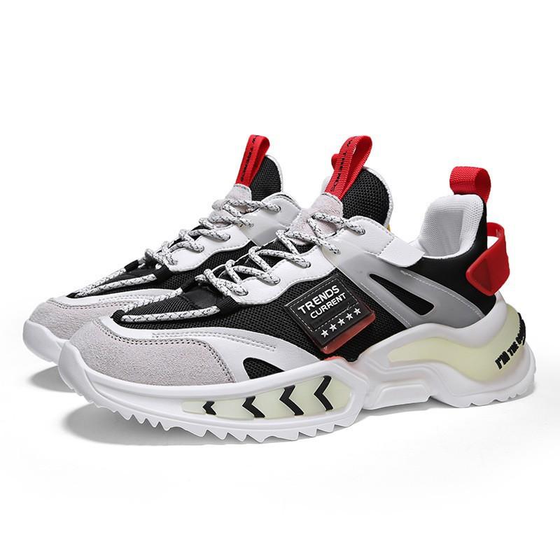 Herren Sneakers Laufschuhe Freizeit Outdoor Laufschuhe Mann Mode Sportschuhe Mesh Atmungsaktive Schuhe Große Größe 45 44