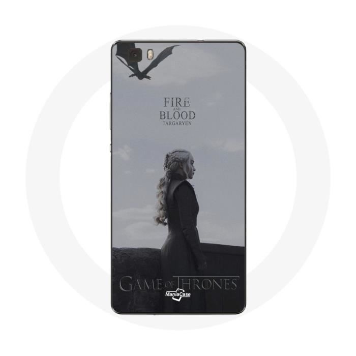 Hülle für Huawei P8 Lite Game of Thrones Staffel 8 Daenerys Targaryen Feuer und Blut Game of Thrones Lo