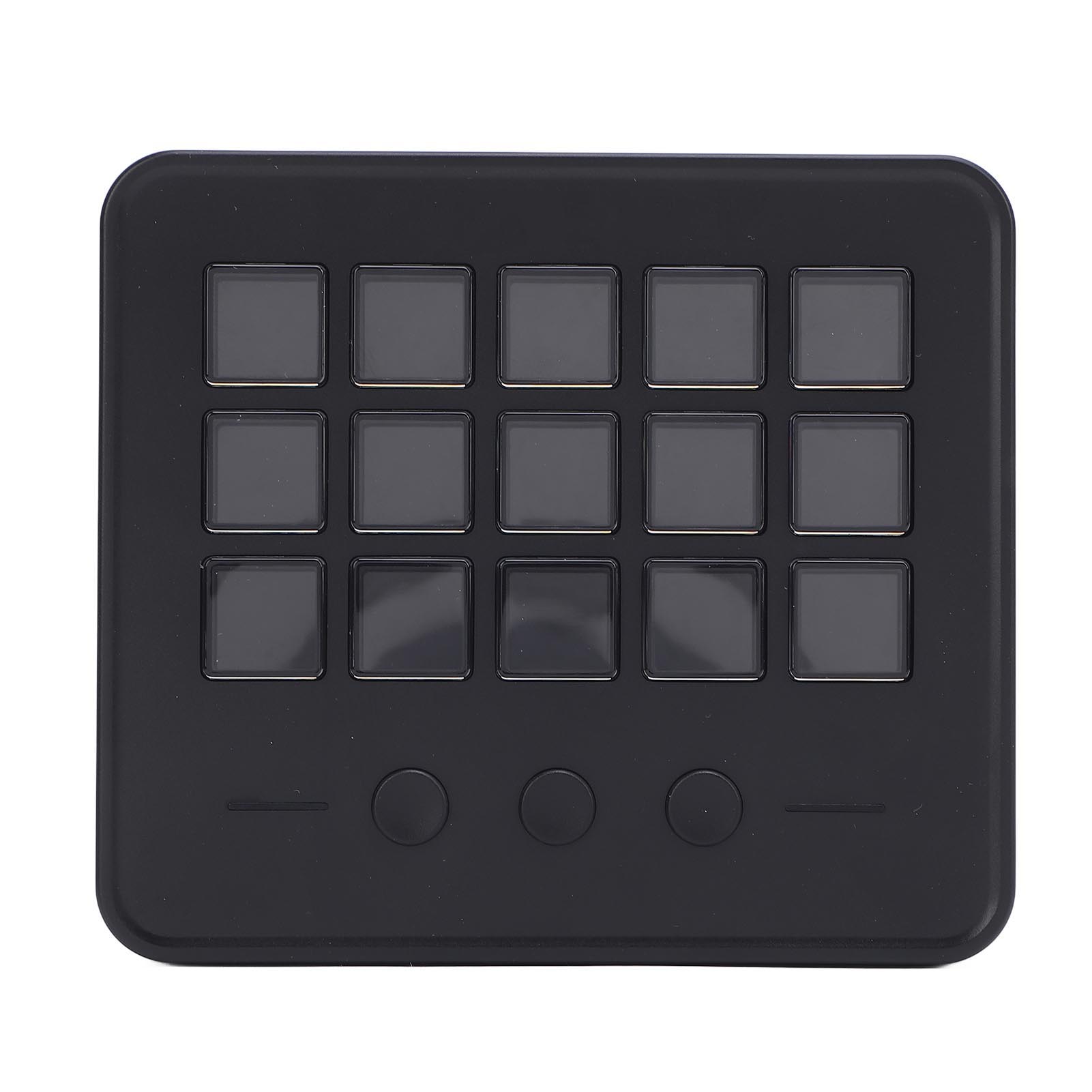 Studio Controller mit 15 Anpassbare LCD Tasten Studio Controller Gaming Workflow Makro Tastatur für