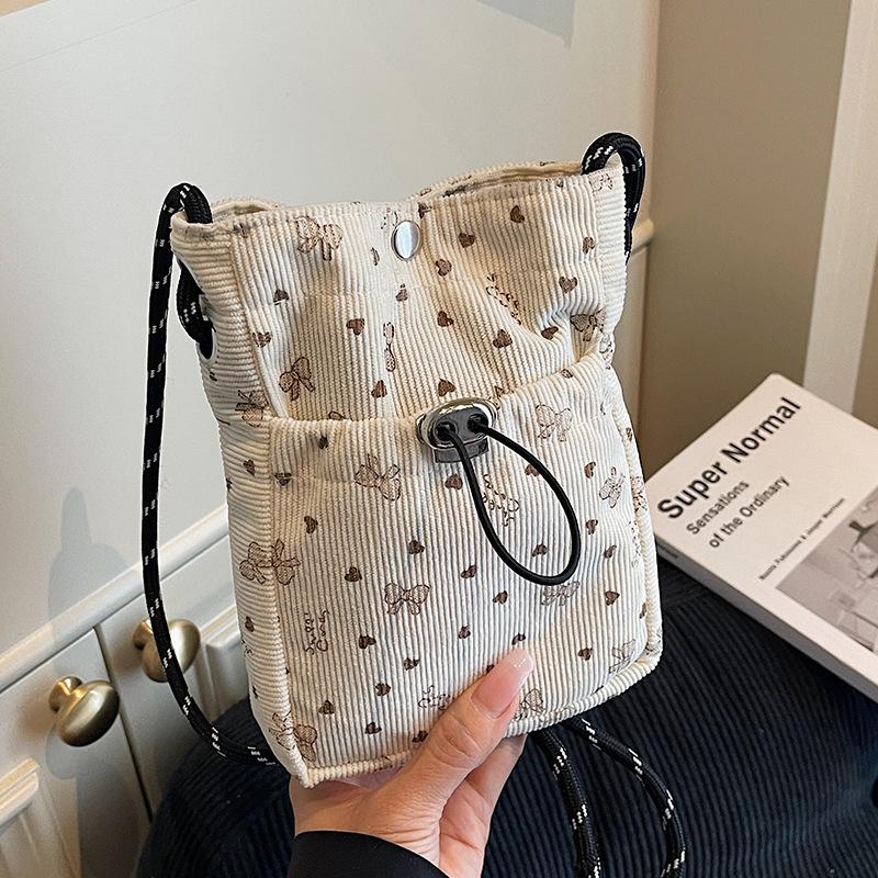Modische Handytasche, Umhängetasche, Leichte kleine Umhängetasche für den Weg zur Arbeit beige