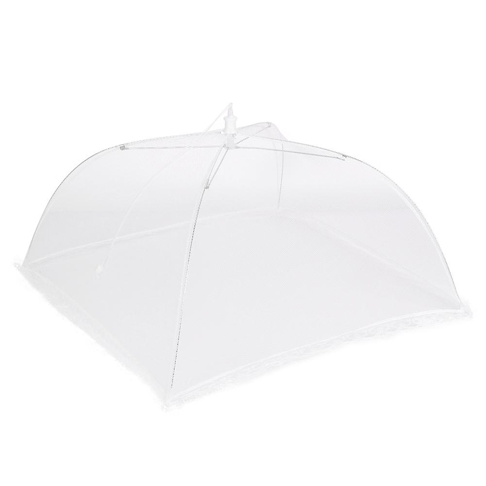 2 Stück Haushalt Lebensmittel Schirm Faltbare Lebensmittel Mahlzeit Aufbewahrung Netzabdeckung Zelt Küchenzubehör Netz