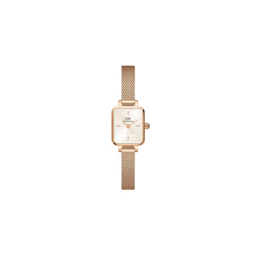 [Offizieller Shop/2 Jahre Garantie] Daniel Wellington Daniel Wellington Quadro Mini 15.4x18.2 Melrose RG Champagner Damenuhr Damenuhr Süß Stilvoll
