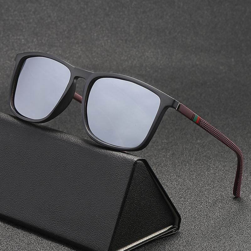 Modische polarisierte Sonnenbrille für Männer, ultraleichte Sonnenbrille für Frauen, Trend-Outdoor-Urlaubsspiegel, Luxus-Markendesign, UV400 weiß