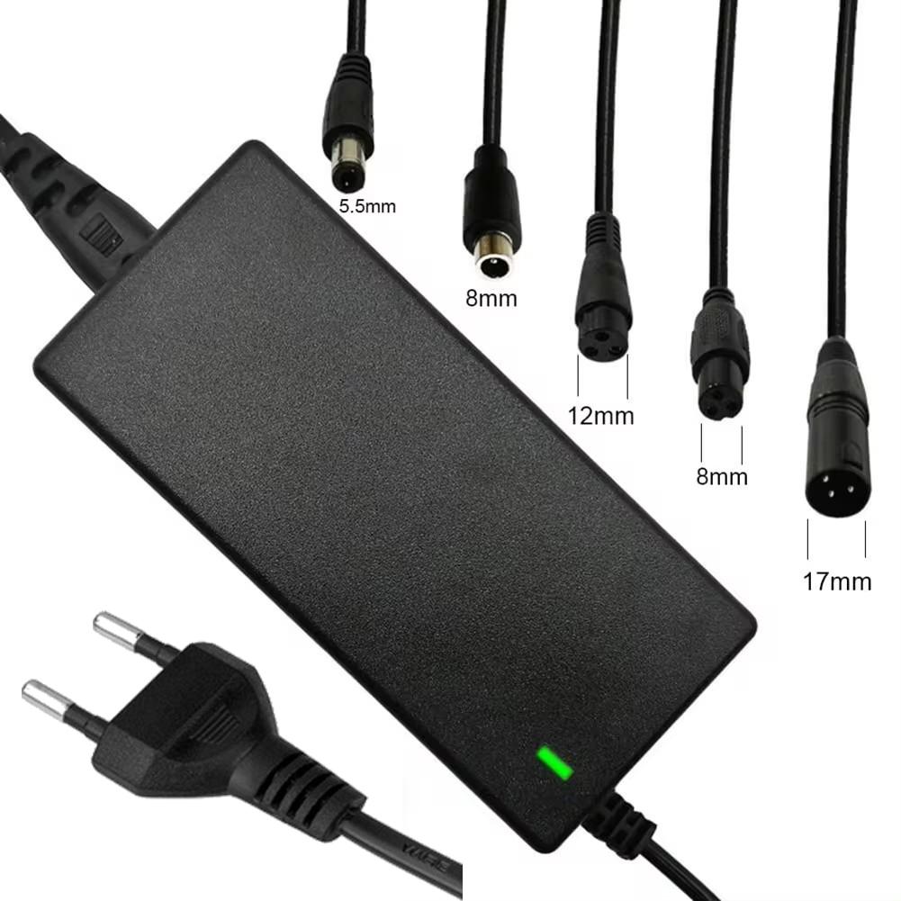 42V 2A Elektroroller Balance-Ladegerät Netzteil Ladegerät Universell 5 Stecker Für Lithiumbatterie 5pcs EU PLUG