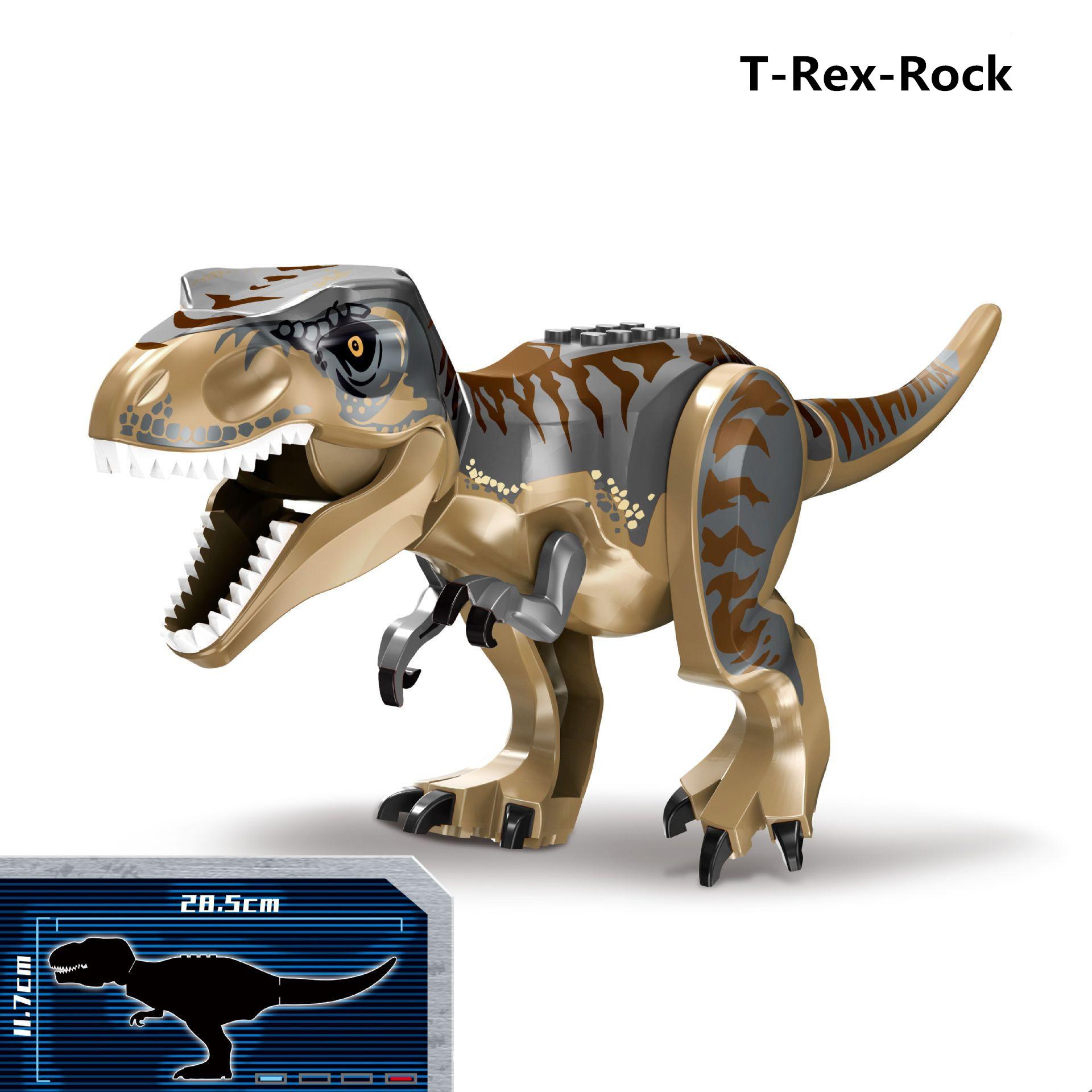 20CM Riesige Raptor Bausteine Dinosaurier Ziegel Tyrannosaurus T-Rex Montieren Kinder Spielzeug Kinder Geschenk Weihnachten Geschenke