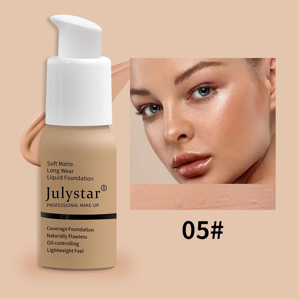 Make-up Feuchtigkeitsspendende Make-up-Grundlage Europa und Amerika Wasserdicht Langanhaltende Make-up-Concealer Flüssige Grundierung 30ml