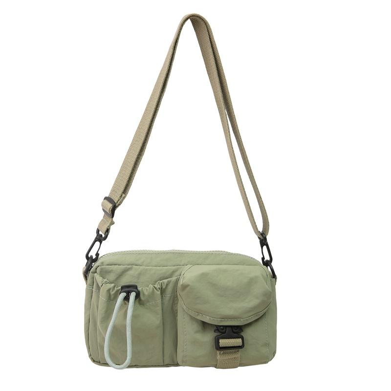 Kleine Tasche Leichte Herren Mini Umhängetasche Damen Handy-Tasche Kleine quadratische Tasche grün