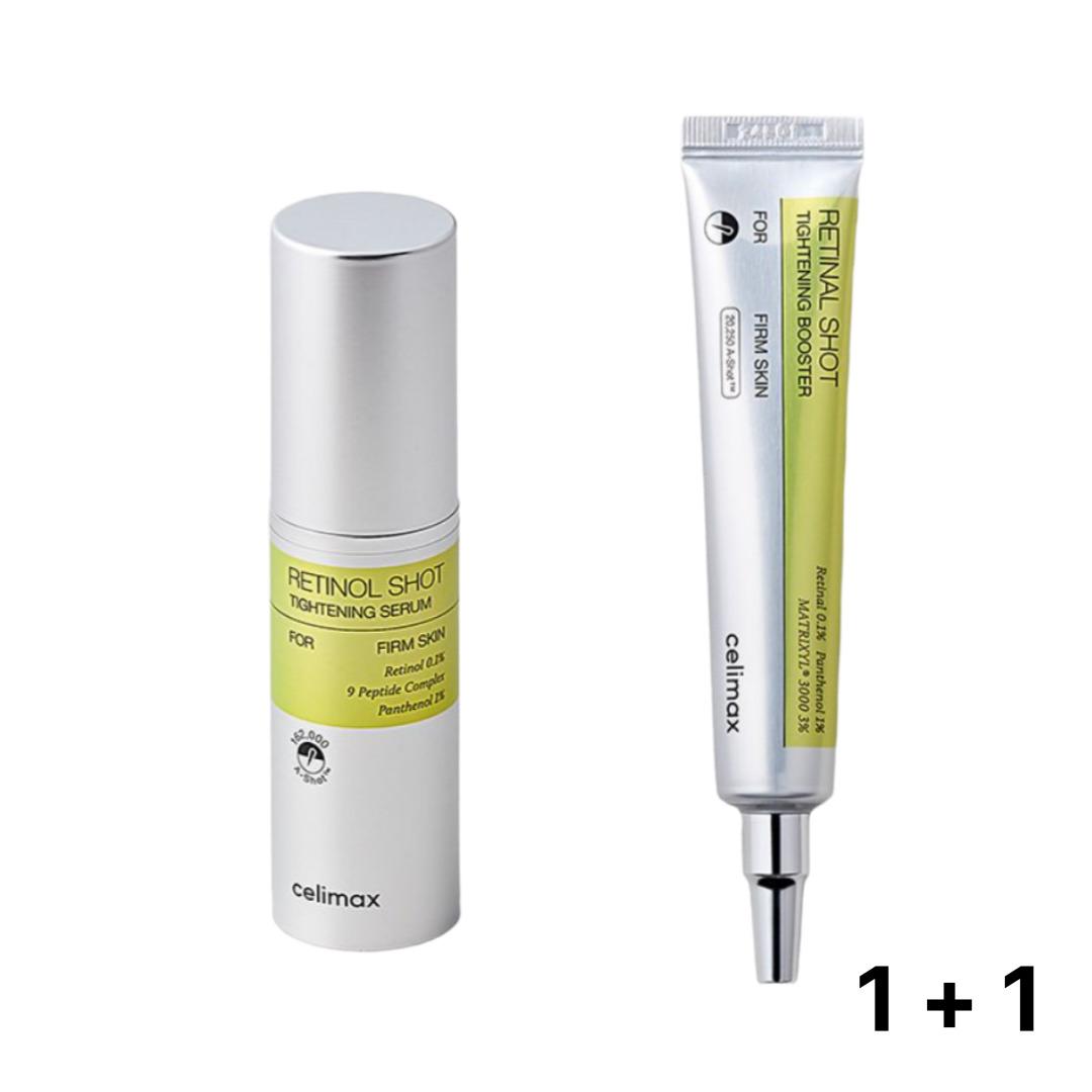 CELIMAX The Vita A Retinol Shot Straffend 2 Typen / Serum 30ml, Booster 15ml Serum 30ml + Booster 15ml