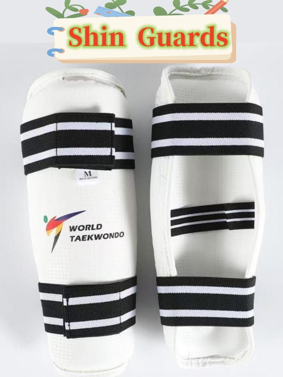 Wt Taekwondo Armschützer Schienbeinschoner Karate Ellbogenschutz Herren Kampfsport Kampfausrüstung Erwachsene Kinder Sport Beinschützer S 120-145cm