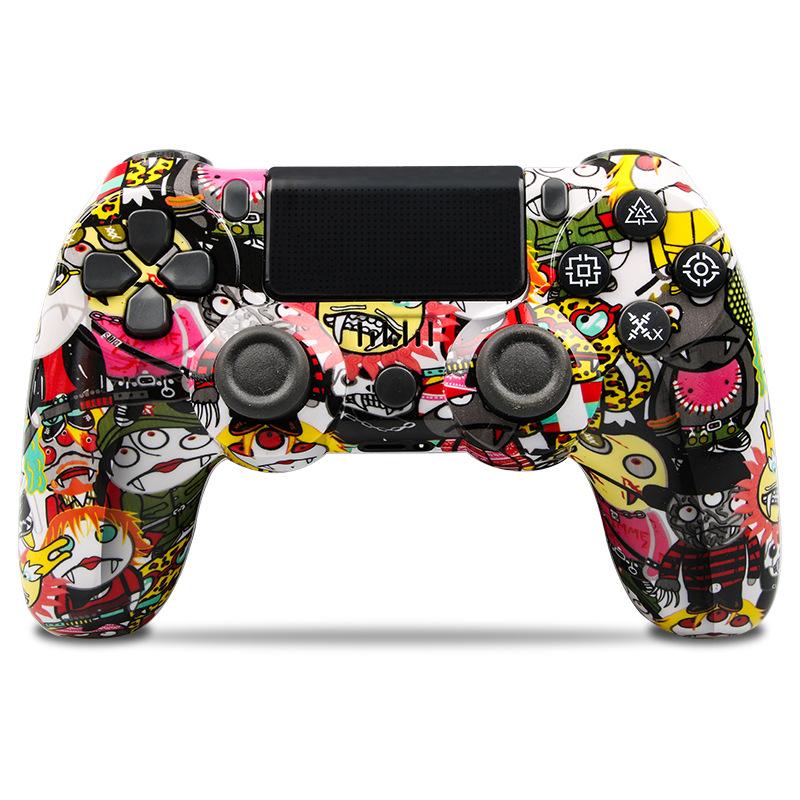 VAORLO für PS4 Wireless Controller PS4 Controller Gamepad Controller mit Dual Vibration und Trigger Tasten mit 3,5 mm Klinke