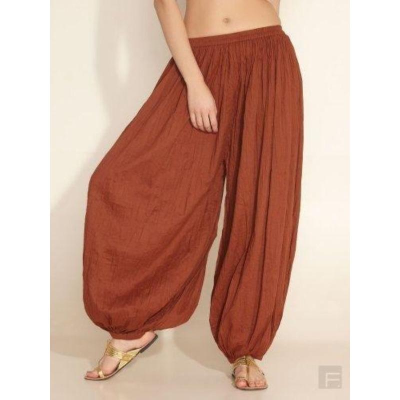 Mode Lässige Damen Harlan Hose Übergröße Locker zum Schnüren Frühling Sommer Gerades Bein Lange Hose Elegant Einfarbig Übergroße Hose 961 M braun