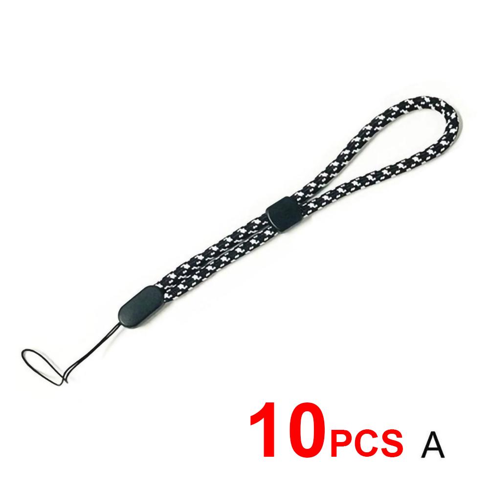 10 Stück verstellbare Handgelenkschlaufe, hochwertiger Nylon-Handgriff für Handy, Kamera, Gopro, iPod, PSP, USB-Geräte, Taschenlampen 10 PCS