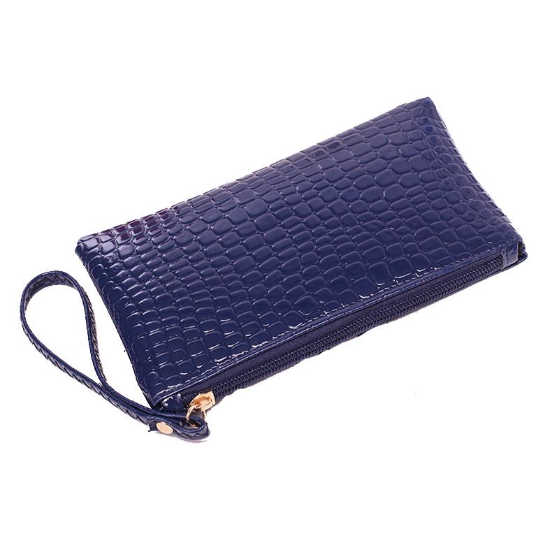 Damen-Handytasche, lange Geldbörse, Damen-Make-up-Tasche, Neceser-Kulturbeutel, Organizer, Clutch, Tote, Handtasche blau