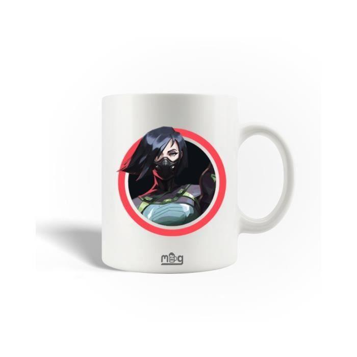 Keramiktasse - Valorant - Viper - 30cl - Spülmaschinenfest - Weiß