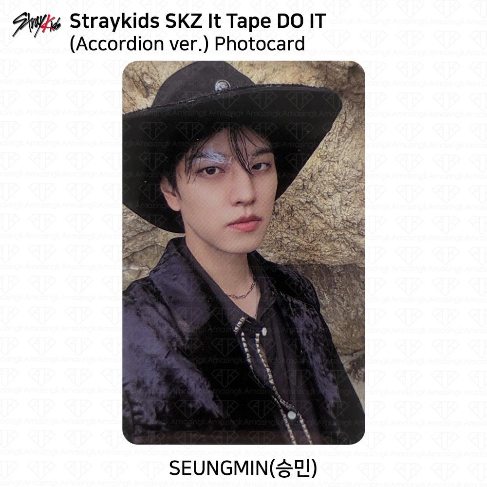 Stray Kids SKZ It Tape DO IT Akkordeon-Version. Offizielle Fotokarte Seungmin