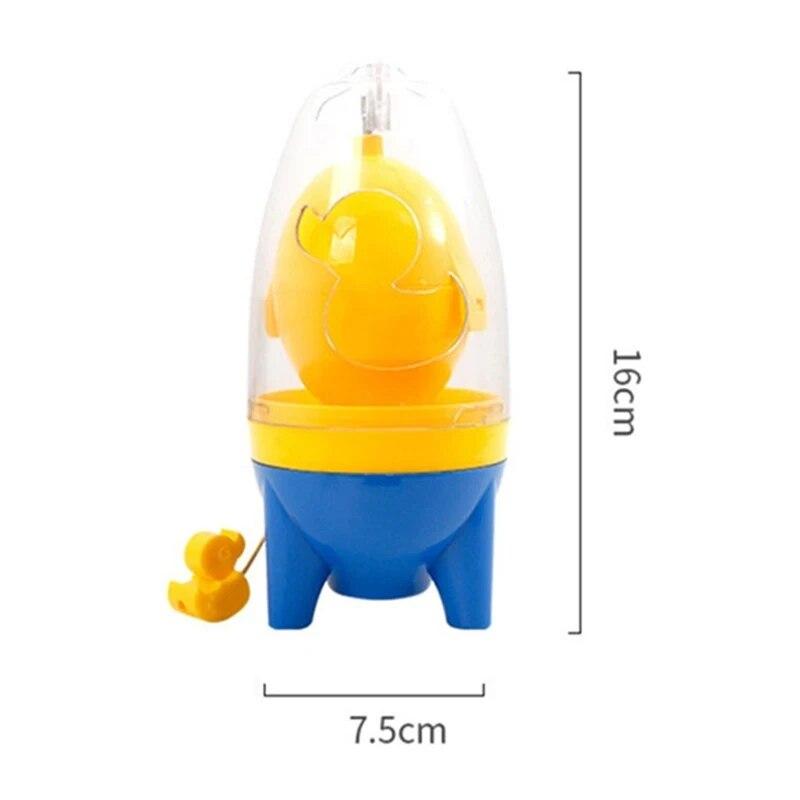 Günstigstes Eigelb-Shaker Eier-Scrambler-Gerät Manuelles Mischen Golden Whisk Eier Spin Maker Puller Backwerkzeuge Küchenzubehör blau