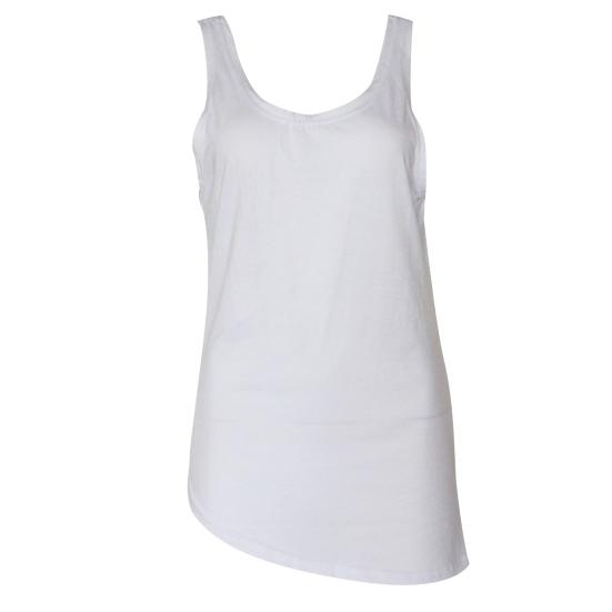 Damen Weste, ärmellos, rückenfrei, Damen, Rücken, Kreuz, schulterfrei, Weste, T-Shirt, Streetwear M weiß