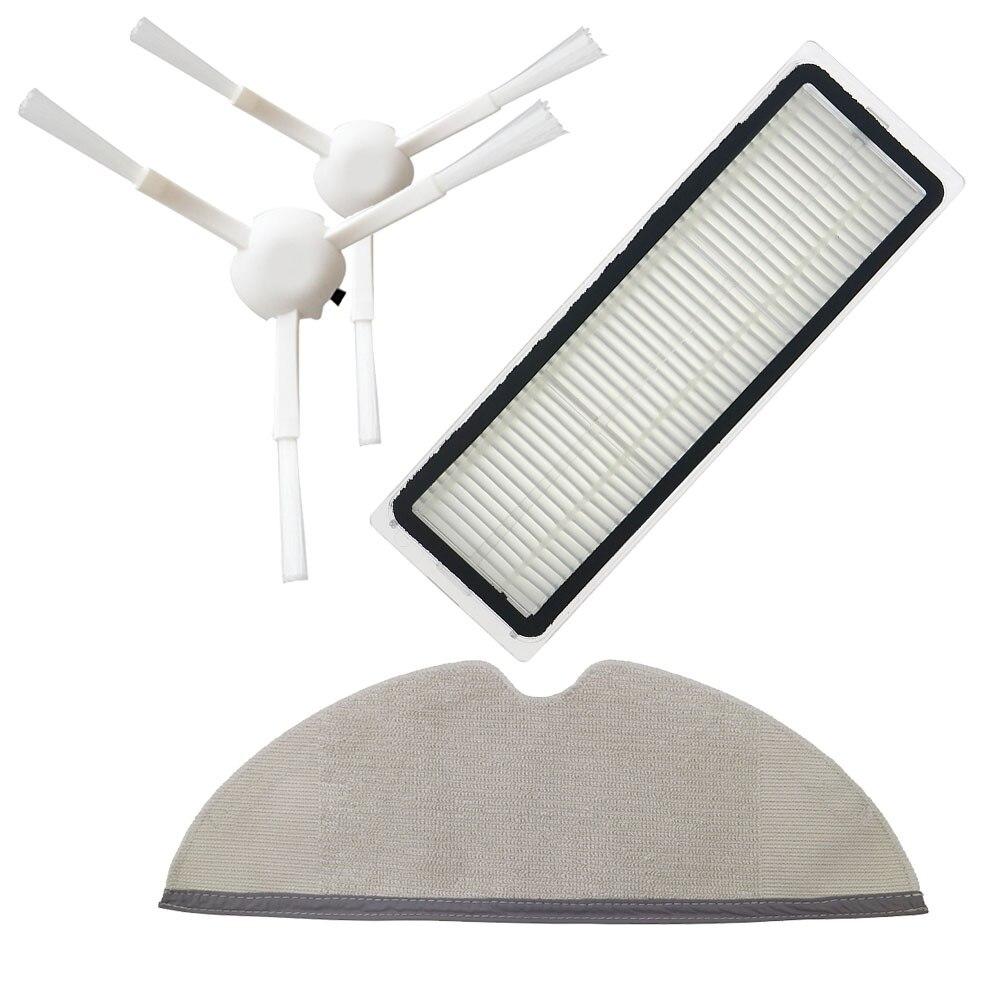Dreame F9 Roboter-Staubsauger-Ersatzteil-Kits für Xiaomi MI Roboter-Staubsauger-Mopp, Mijia 1C STYTJ01ZHM, Seitenbürste, Hepa-Filter, Mopp