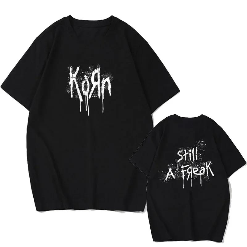 Herren Sommer Baumwolle Mode T-Shirts Mode Tops T-Shirts Herren Casual Kurzarm Kleidung Korn Musik Streetwear XL braun