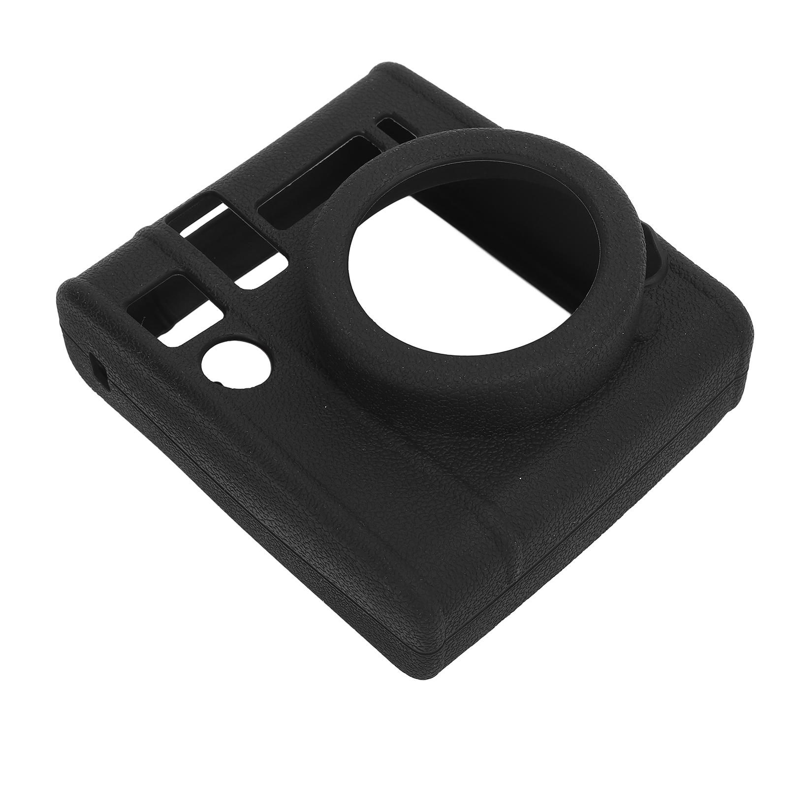 Sofortbildkamera Silikonhülle Kratzfest Stoßfest Sofortbildkamera Schutzhülle Weich schwarz