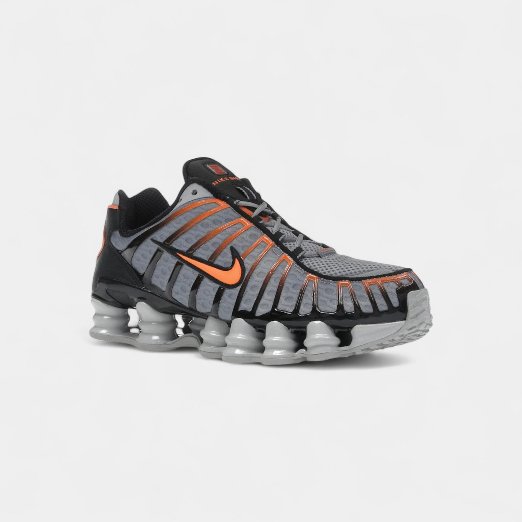 Nike Shox TL Hellgrau Schwarz Helles Mandarin 44
