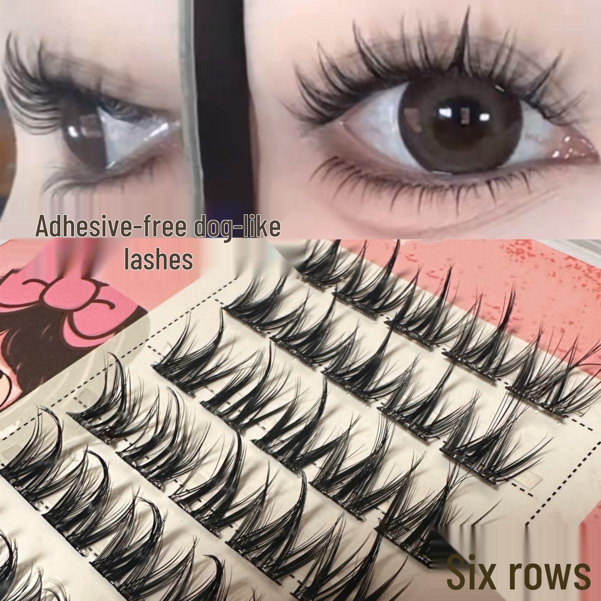 Kleberfreie Manga-Stil Falsche Wimpern: Anfänger- & Party-freundlich No Lashes // Only Glue Tweezers