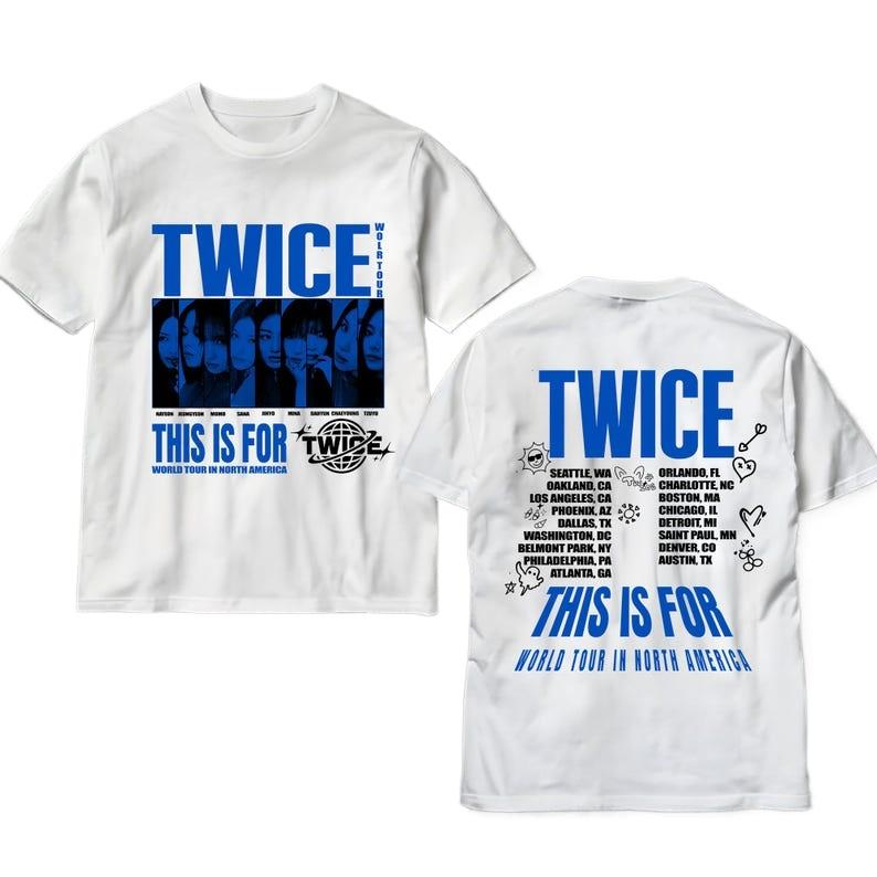Twice Dieses ist für World Tour Teil 2 T-Shirt, Vier Twice Shirt, Twice Ready to Be Tour, Twice World Tour Shirt, Twice Hoodie Twice Kpop Shirt M beige