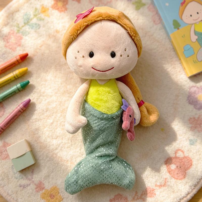 Süßes Prinzessinnenkleid Mädchen Spielzeug Begleiter Plüsch Professionelle Kleidung Puppe Begleitende Spielzeuge Für Mädchen Geburtstagsgeschenk Weihnachten Dekoration 28cm gray