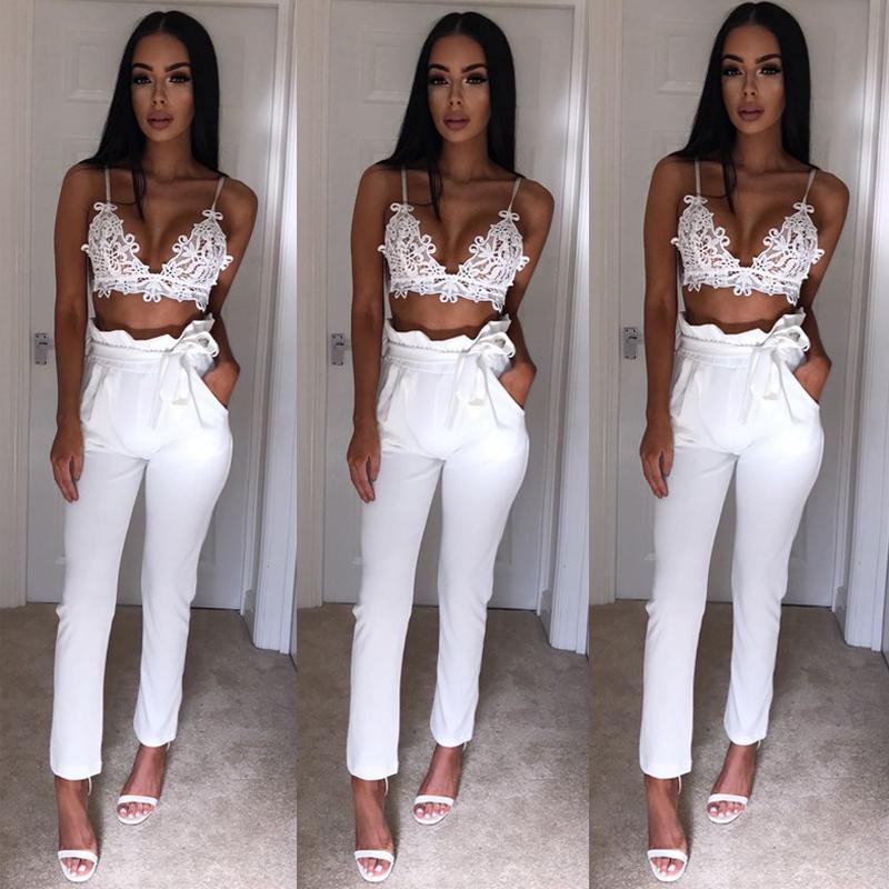 Hosen Frauen Bleistift Hosen Stretch Casual Skinny Jeans Hohe Taille Jeans Hosen M weiß