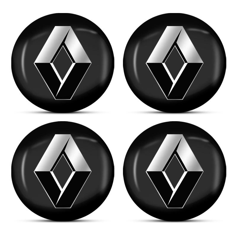 4 Stück 56MM Auto Radfelgen Nabenkappen Emblem Autozubehör Für Renault Dacia Koleos 1 Clio Laguna 2 Megane 2 3 Duster Logan Captur Renault
