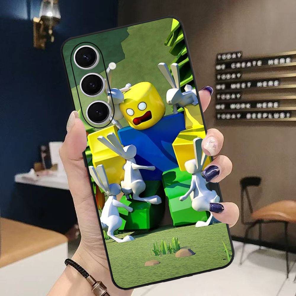 Beliebte Spiel R-Roblox Handyhülle Für Samsung S 24 Fe 25 Ultra Plus 20 Lite 21 30 22 23 24 22 Ultra 5G Fundas For Samsung S21Ultra