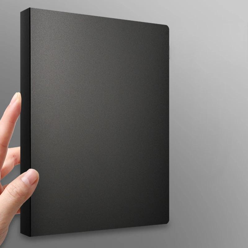 NEU A4 4-Loch D-Typ Clip Clip Blau Ordner Gelocht Transparent Ringbuch Ordner a4 Ordner schwarz