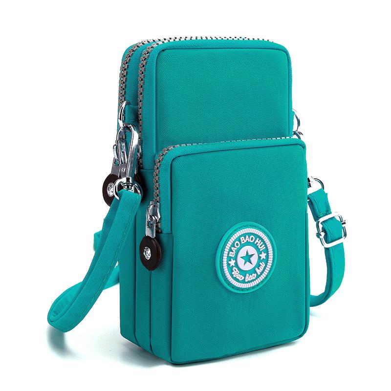 Sport Brieftasche Telefon Tasche Für Mobile Schulter Tasche Tasche Fall Gürtel Handtasche Geldbörse Münze Brieftasche Retro Schlüssel Halter Kleine Geld tasche grün