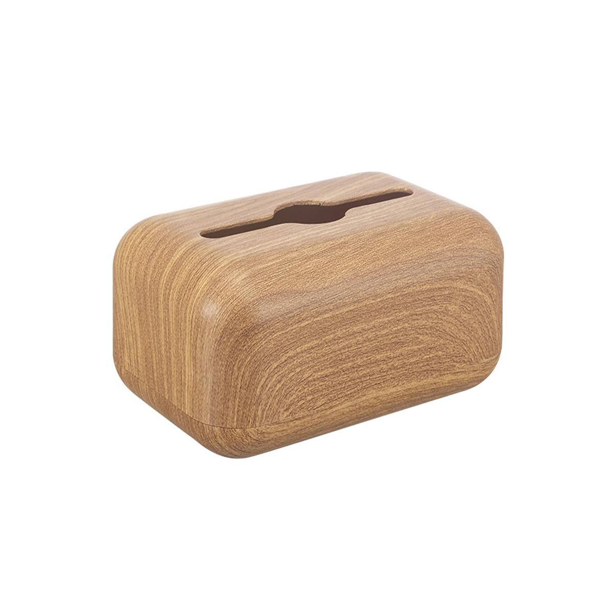 Neue Tissue Box aus Holz, abnehmbarer Papierhalter, Serviettenspender, Schlafzimmer, Hotel, Home-Office, Kaffeebar, Haushaltswaren beige