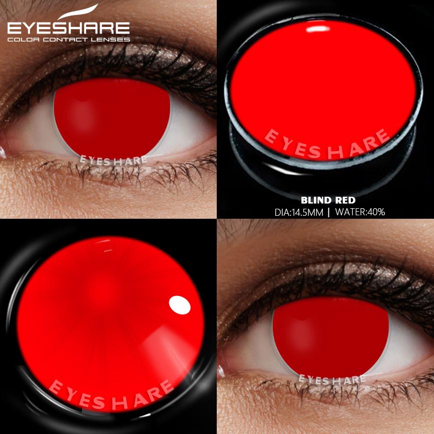 EYESHARE Farbige Kontaktlinsen 1 Paar BLIND Serie Beauty Pupilentes Farbige Kontaktlinsen Cosplay Farbige Kontaktlinsen für Augen